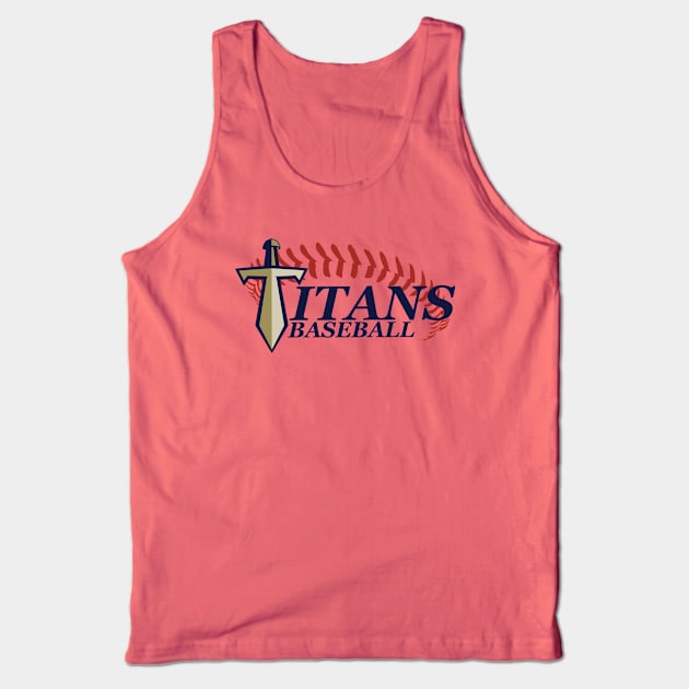 Titans baseball Tank Top by 752 Designs